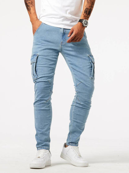 Dean – slim-fit-cargos für herren