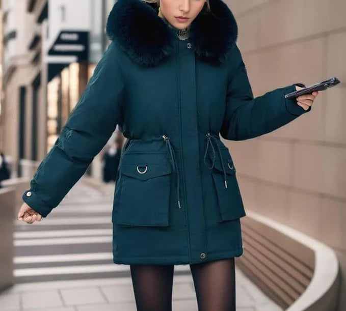 Iris - komfortable & warme damen winterjacke