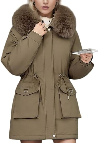 Iris - komfortable & warme damen winterjacke