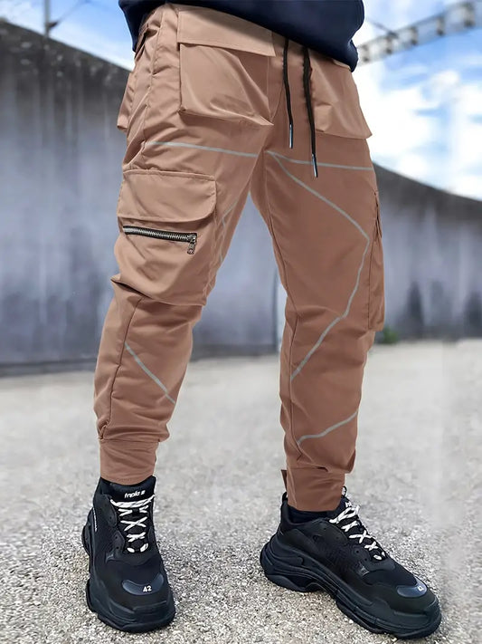 Aarav – einzigartige design-multi-pocket-hose für herren