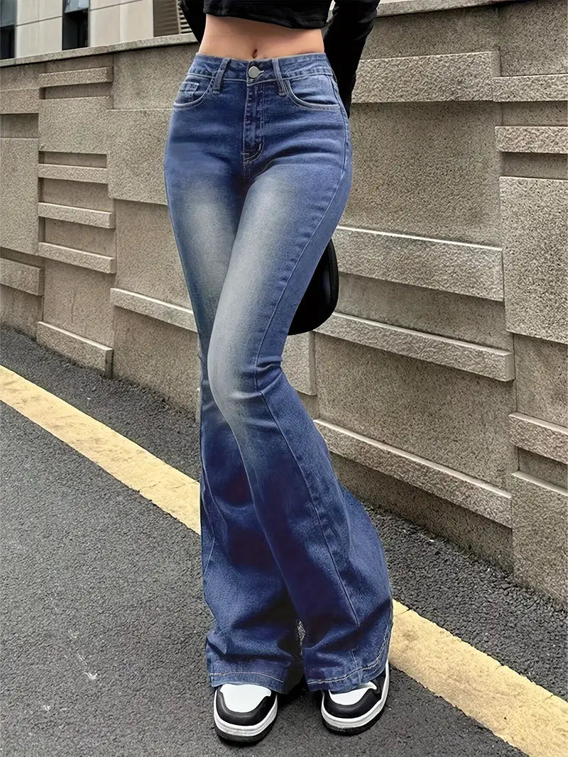 Emma – stylische vintage-jeans mit beinen für damen