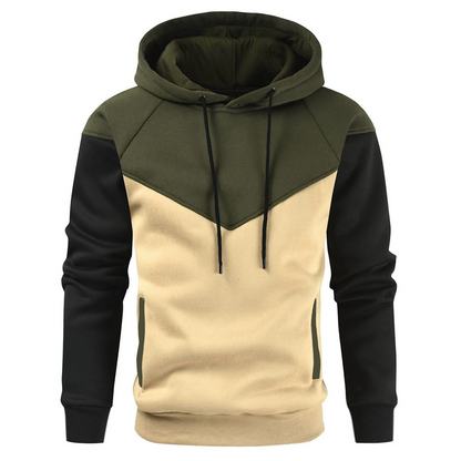 Nicolai - farbblock-hoodie für männer