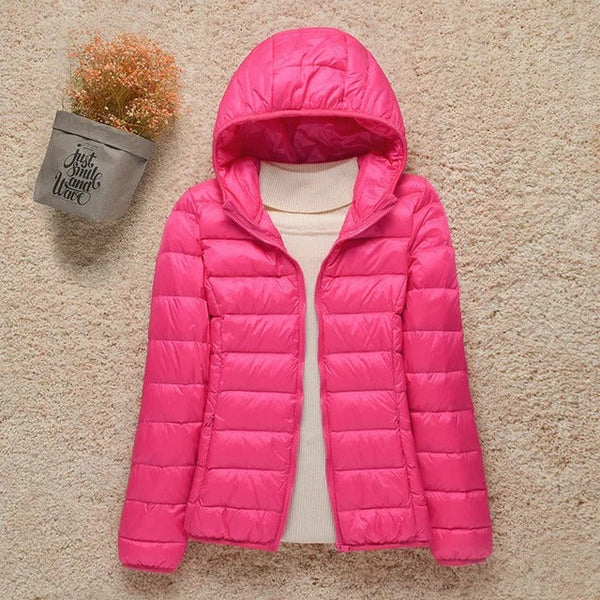 Wasserdichte und ultraleichte winterjacke für damen