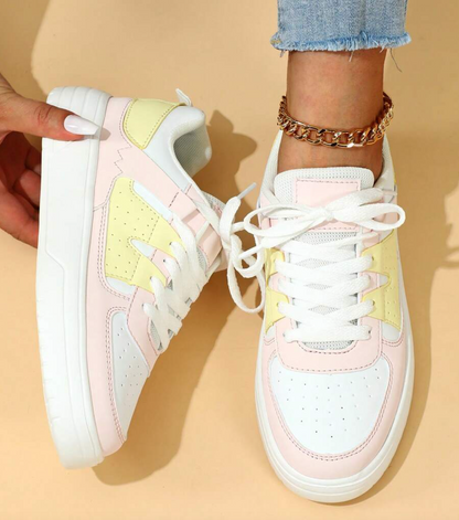 Sneakers für Damen in Gelb und Pink