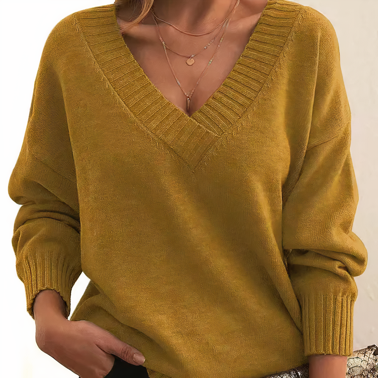 Modischer kaschmir pullover - Herbst