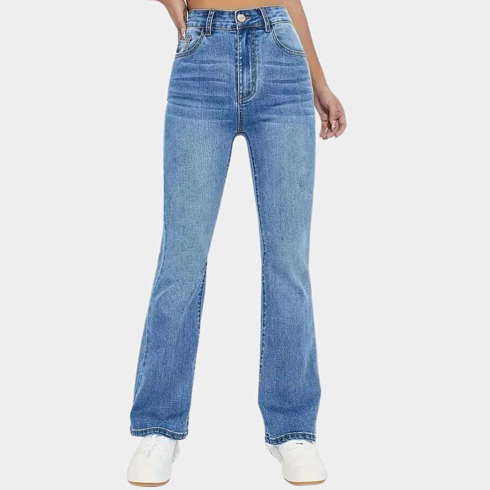 Pippa - modische damenjeans mit hoher taille für einen lässigen look