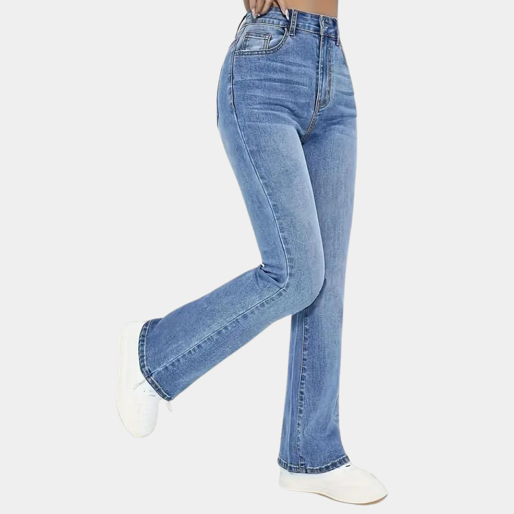 Pippa - modische damenjeans mit hoher taille für einen lässigen look