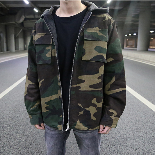 Ethane – trendiger camouflage-hoodie für herren