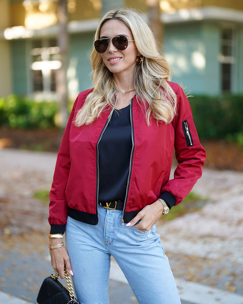 Stylische streetwear-bomberjacke – meredith