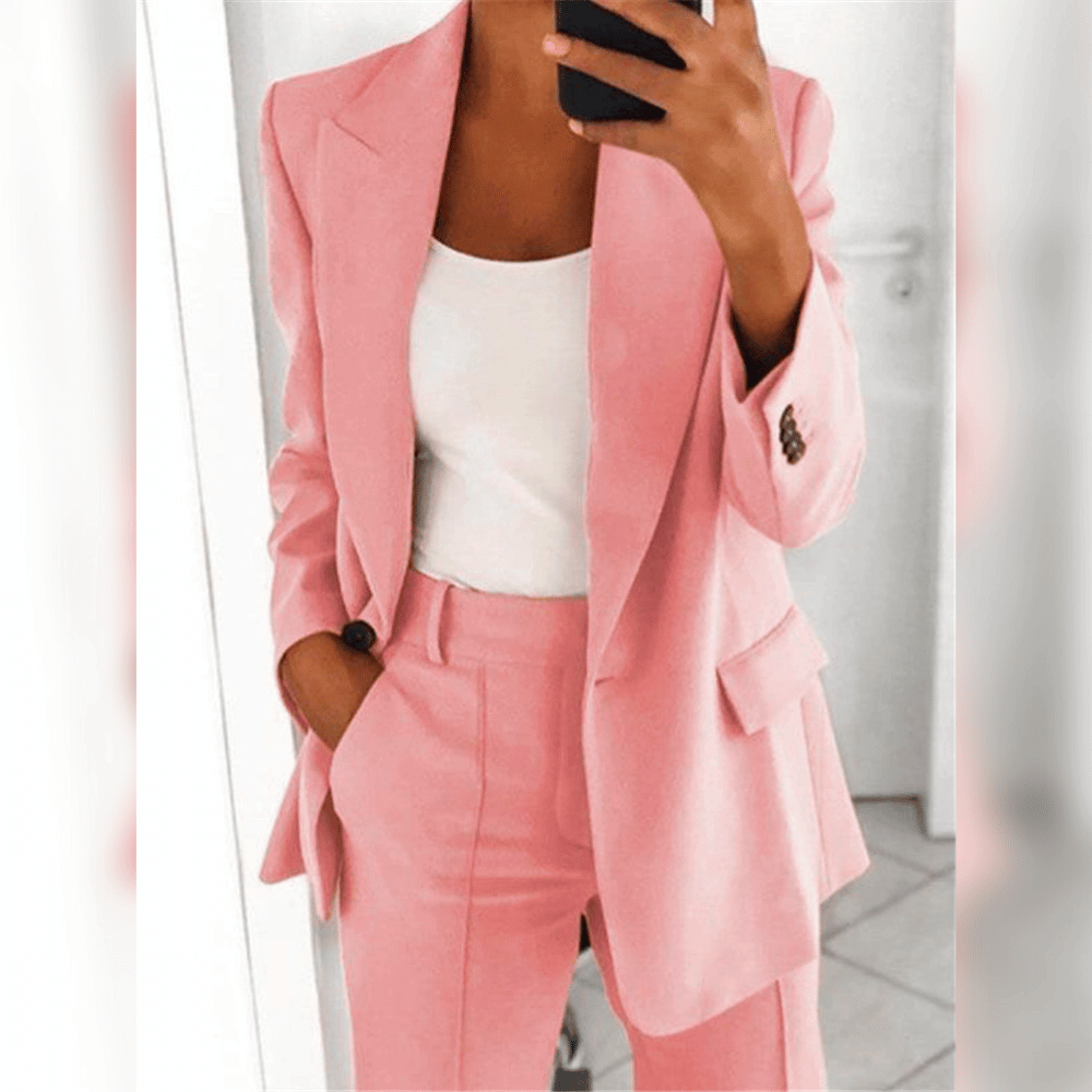 Blazer und anzug rosa für Damen