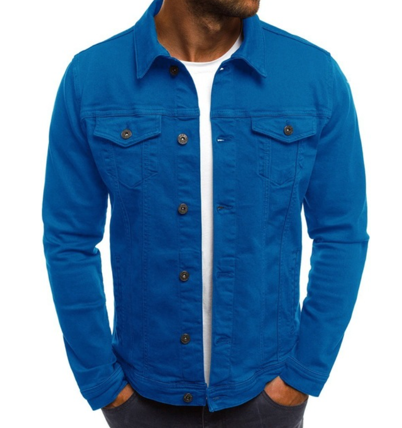 Blau Jeansjacke für Herren