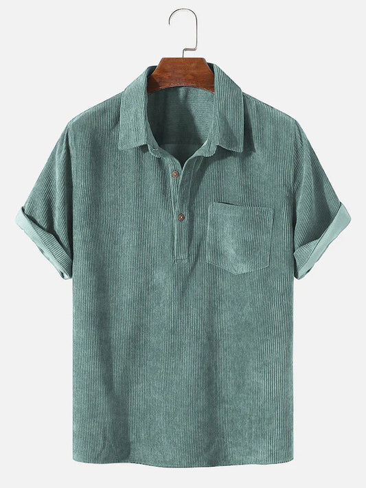 Grün Sommer Shirt für Herren