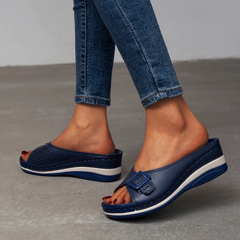 Blau Orthopädische Schuhe für Damen