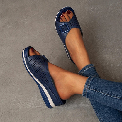 Blau Orthopädische Schuhe für Damen