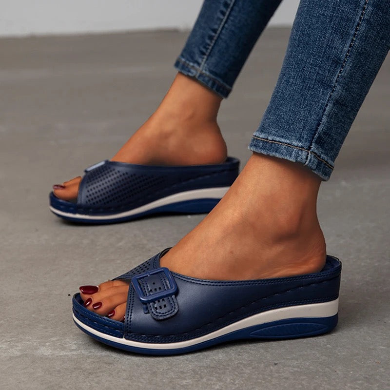 Blau Orthopädische Schuhe für Damen