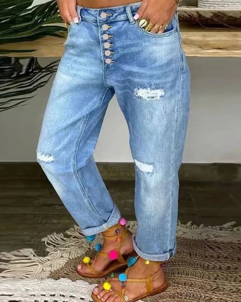 Schöne baggy Jeans für Damen