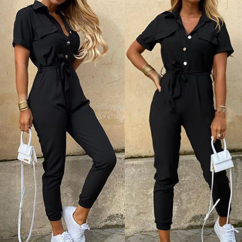 Schwarze Jumpsuit für Damen