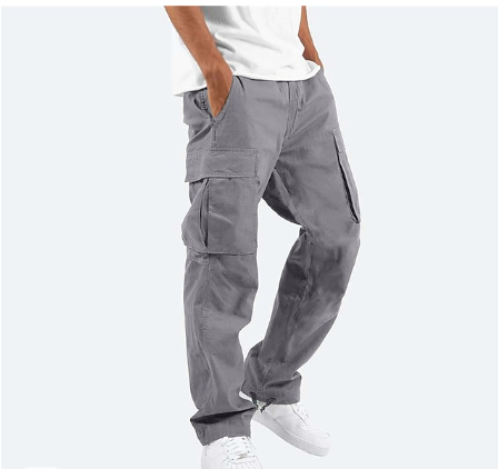 Grau Cargo Hose für Herren