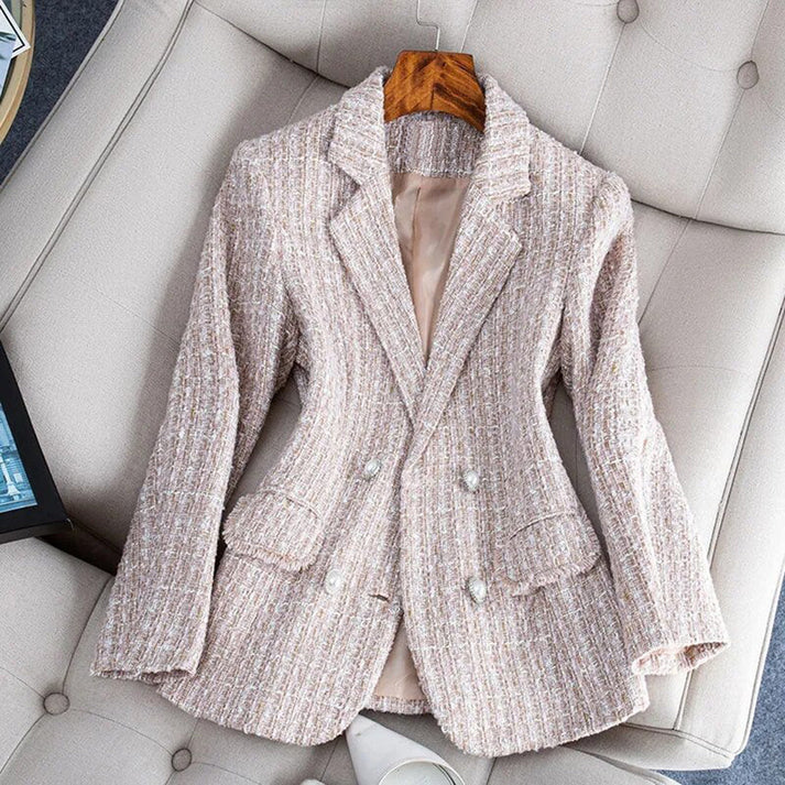 Saskia | eleganter tweed-blazer für damen