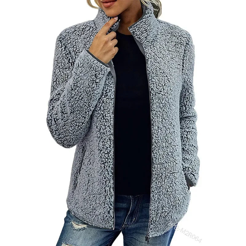 Winter-fleecejacke für damen – tryne