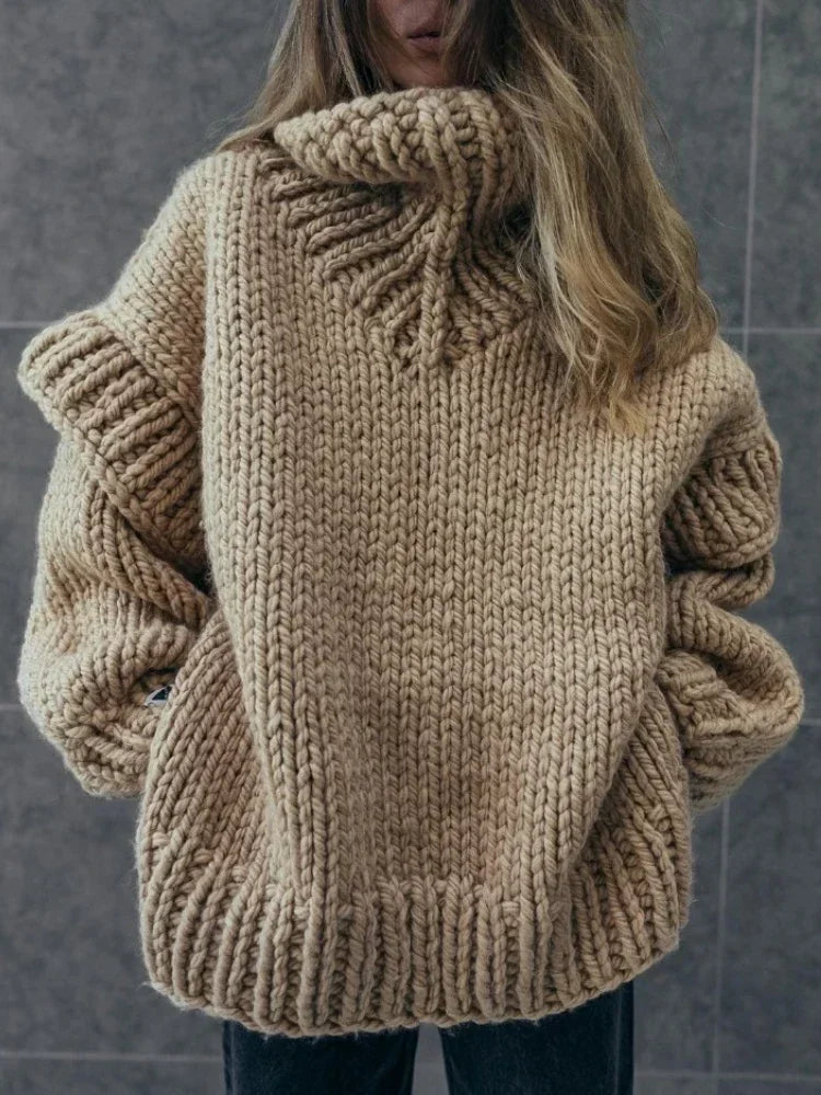 Rheia - Kuschelstrick Pullover