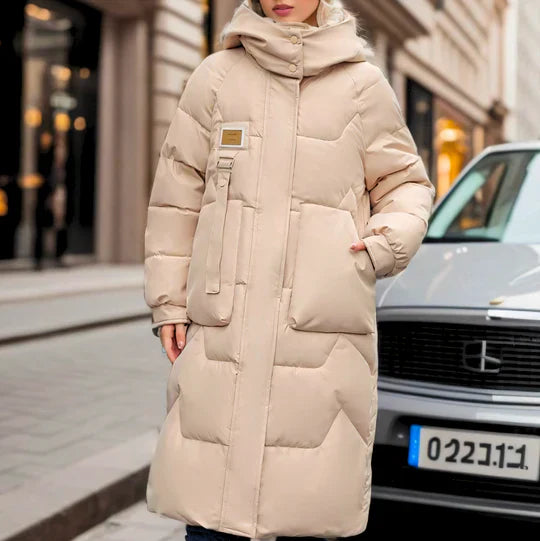 Hester - lange puffjacke