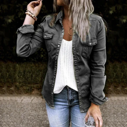 Emily – stylische jeansjacke