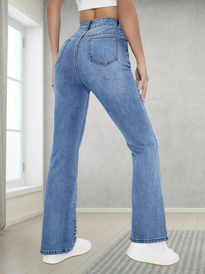 Lovisa – hellblaue bootcut-jeans