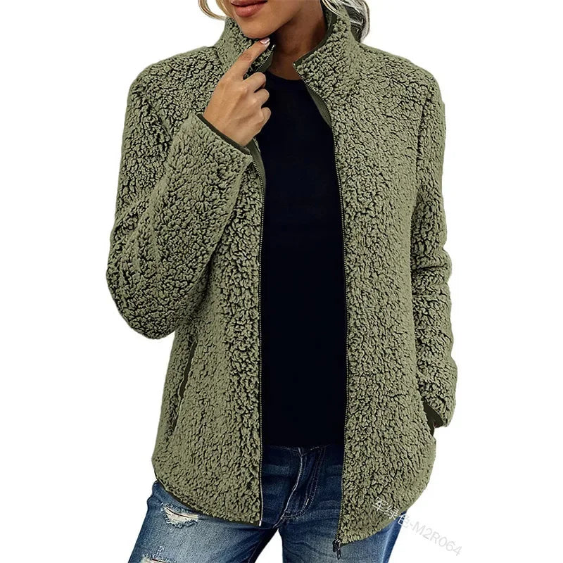 Winter-fleecejacke für damen – tryne