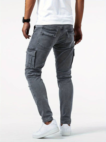 Dean – slim-fit-cargos für herren