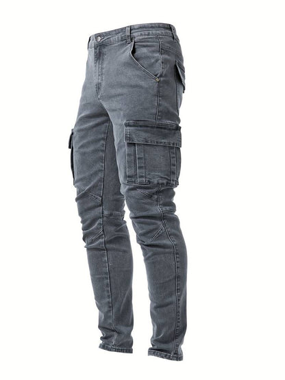 Dean – slim-fit-cargos für herren