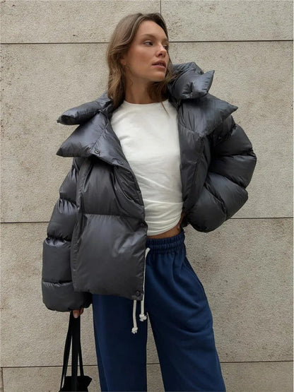 Mollie – stilvolle, lässige damen-pufferjacke