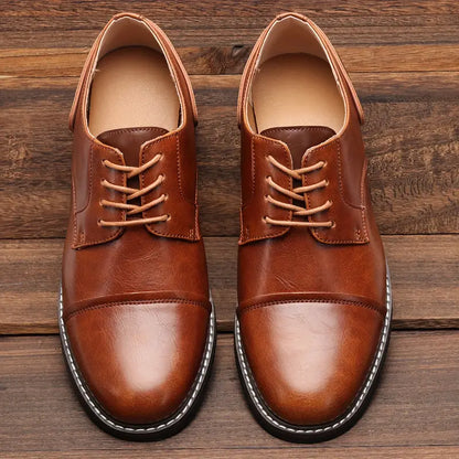 Harrison – solide vintage-derby-schuhe für herren