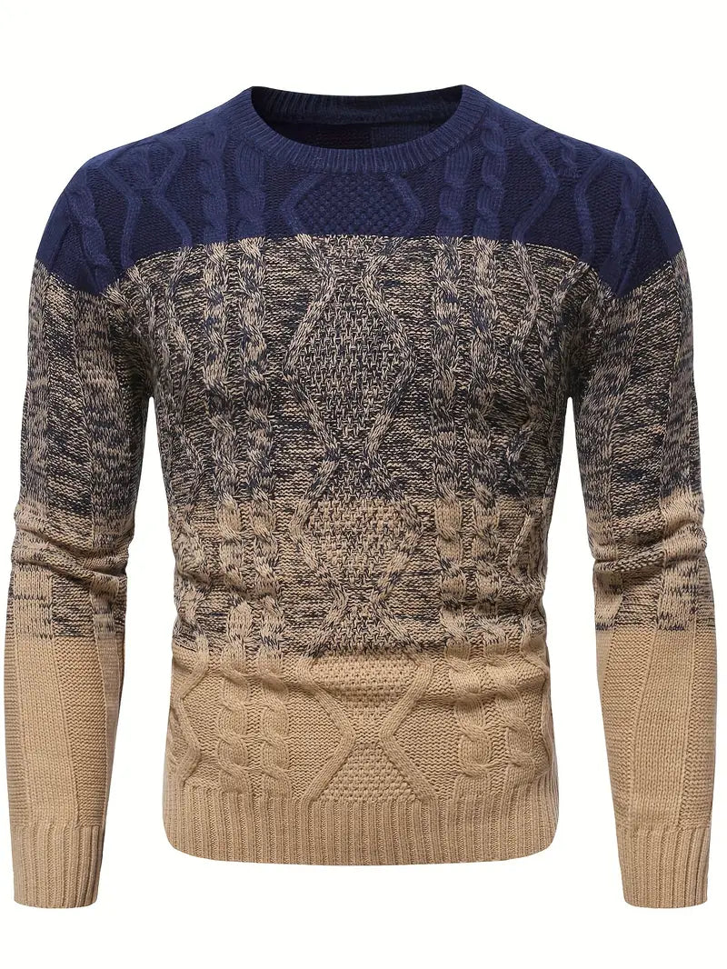 Timothy – lässiger farbblock-pullover für herren