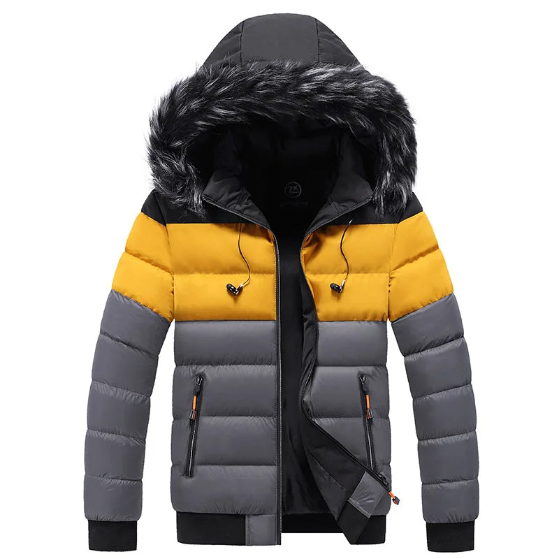 Blake – thermo-winterjacke mit fellkapuze