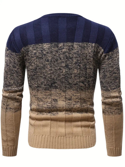 Timothy – lässiger farbblock-pullover für herren