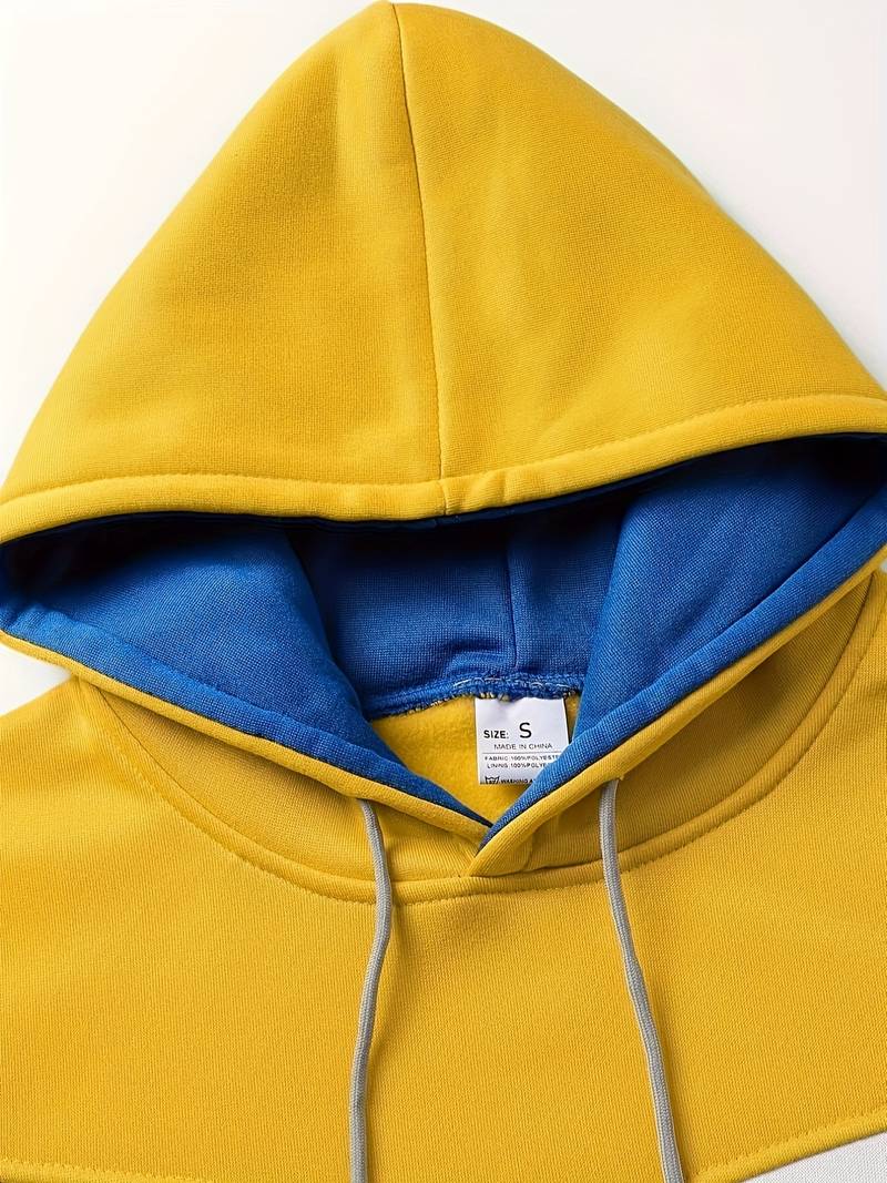 Nicolai - farbblock-hoodie für männer