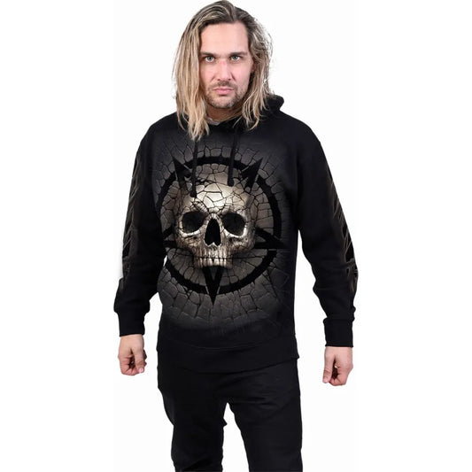 William – kapuzenpullover mit totenkopf-design für männer