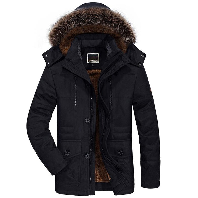 Oliver - Warme Winterjacke mit Fellkapuze