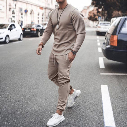 khaki tracksuit herrer sett forfra 