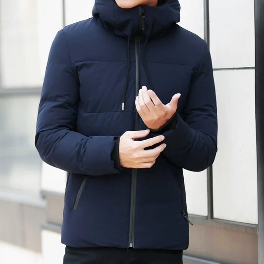 cole – wattierte winterjacke für herren