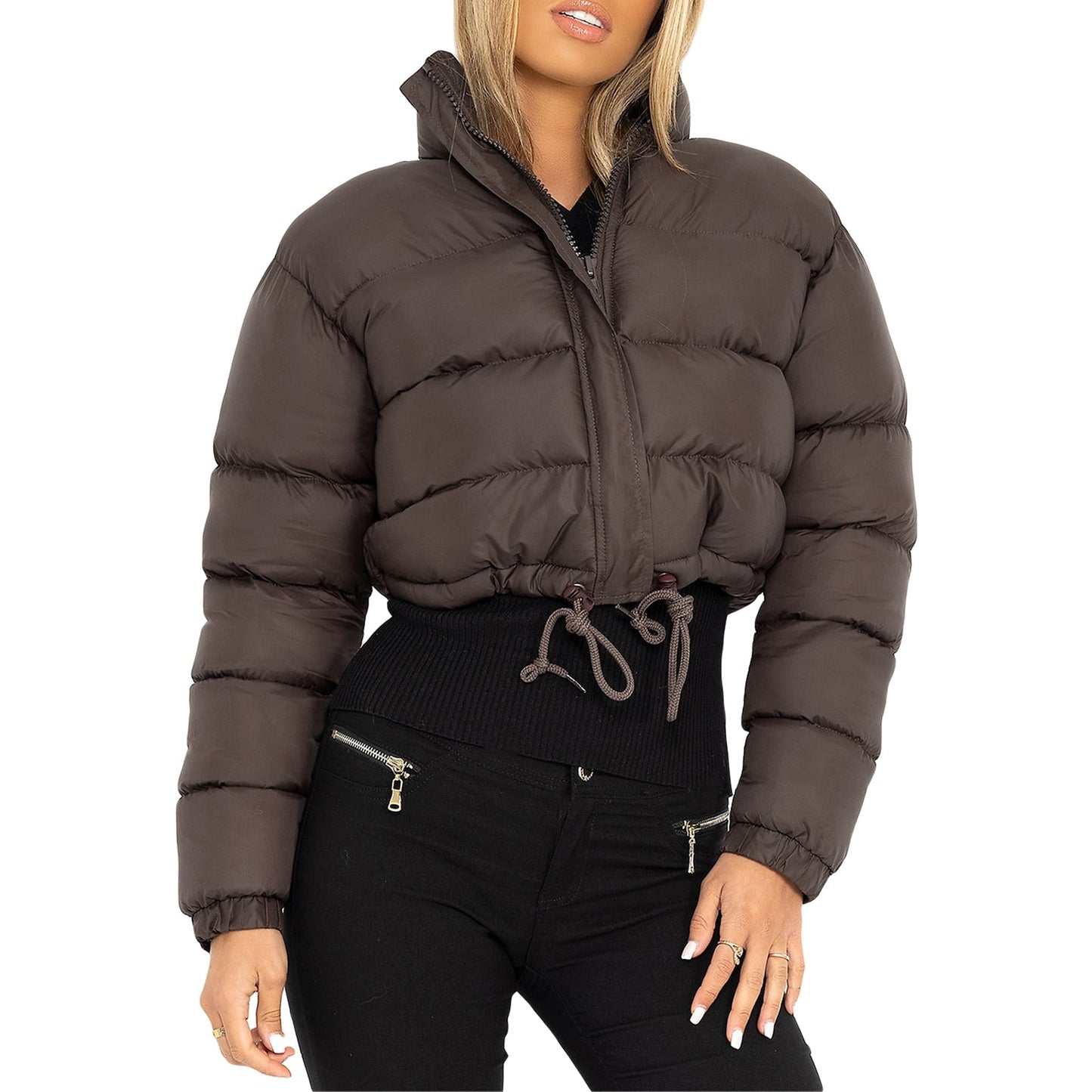 nataliea – warm wattierte winterjacke