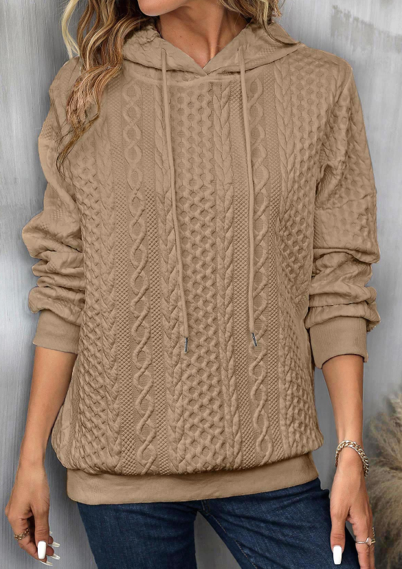 Isabella – stylischer kapuzenpullover mit kordelzug