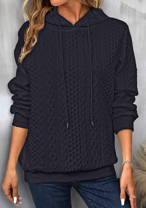 Isabella – stylischer kapuzenpullover mit kordelzug