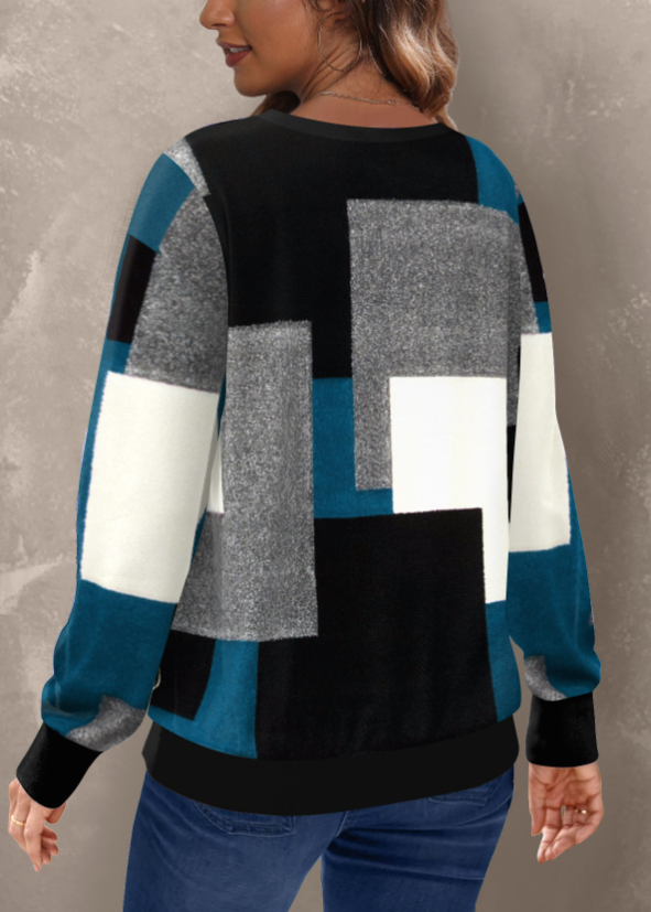 Scarlett – geometrischer, stylischer pullover