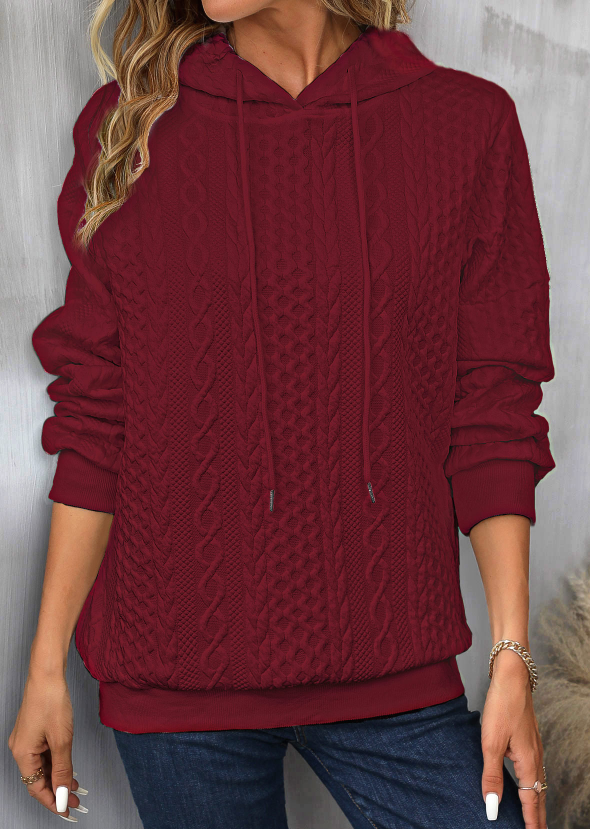 Isabella – stylischer kapuzenpullover mit kordelzug