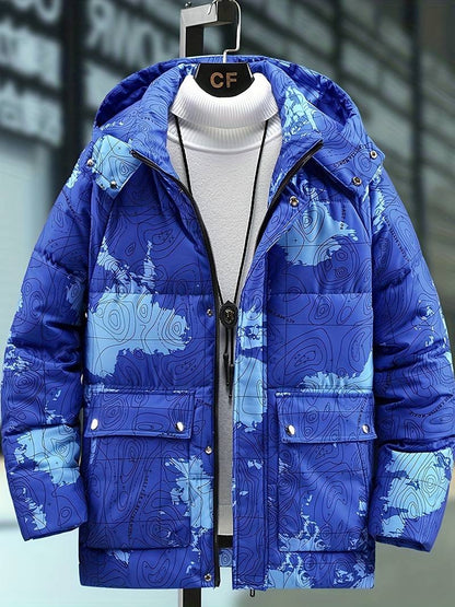 Luke – winterjacke mit kapuze für herren