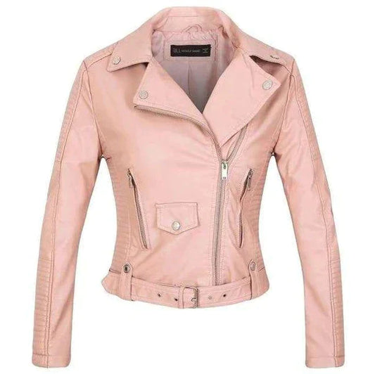 Mia - Elegante Premium Lederjacke für Damen